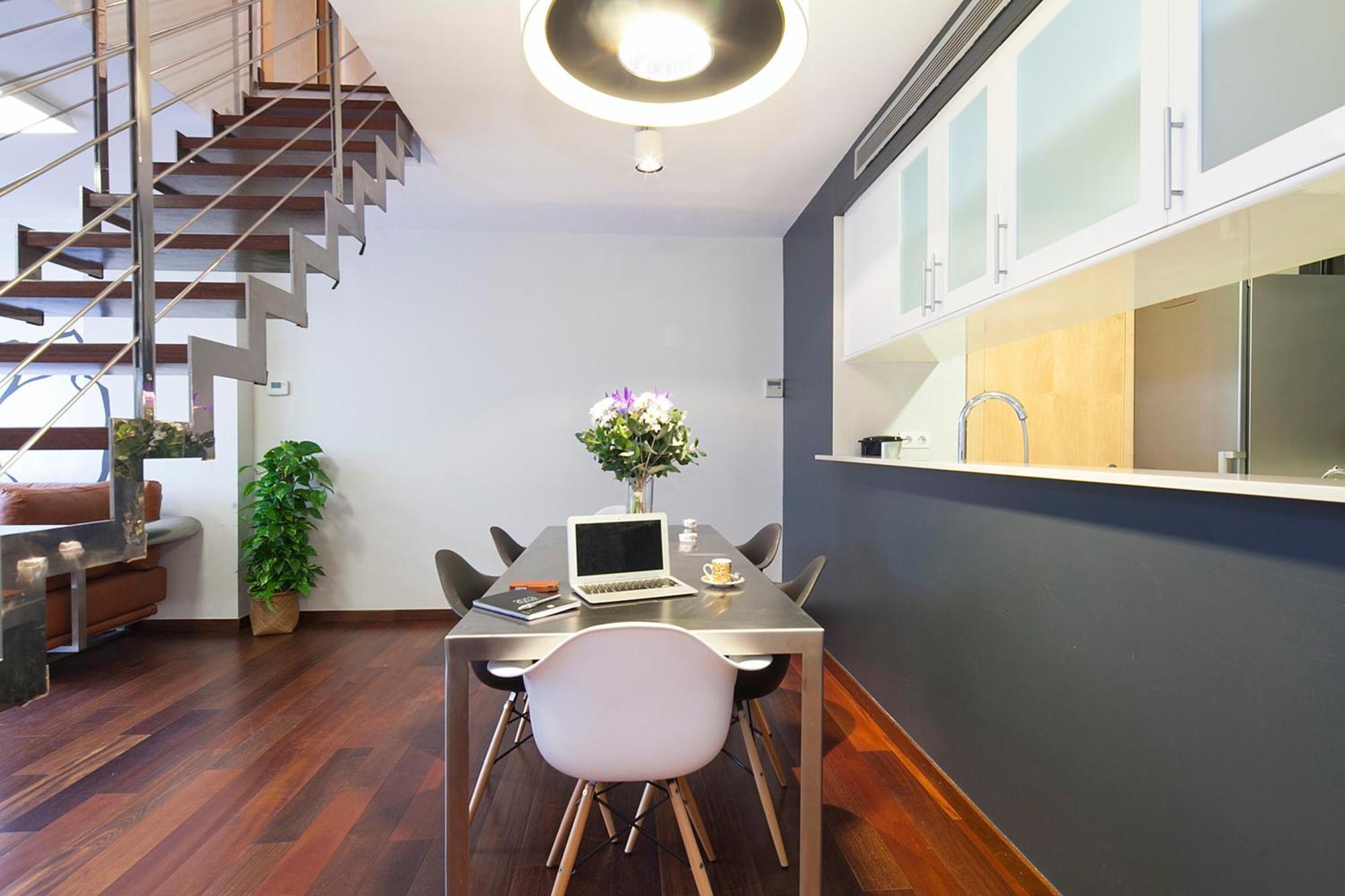 My Space Emirates - Splendid Apartment With Terrace And Pool Near Park Gueell Barcelona Zimmer foto